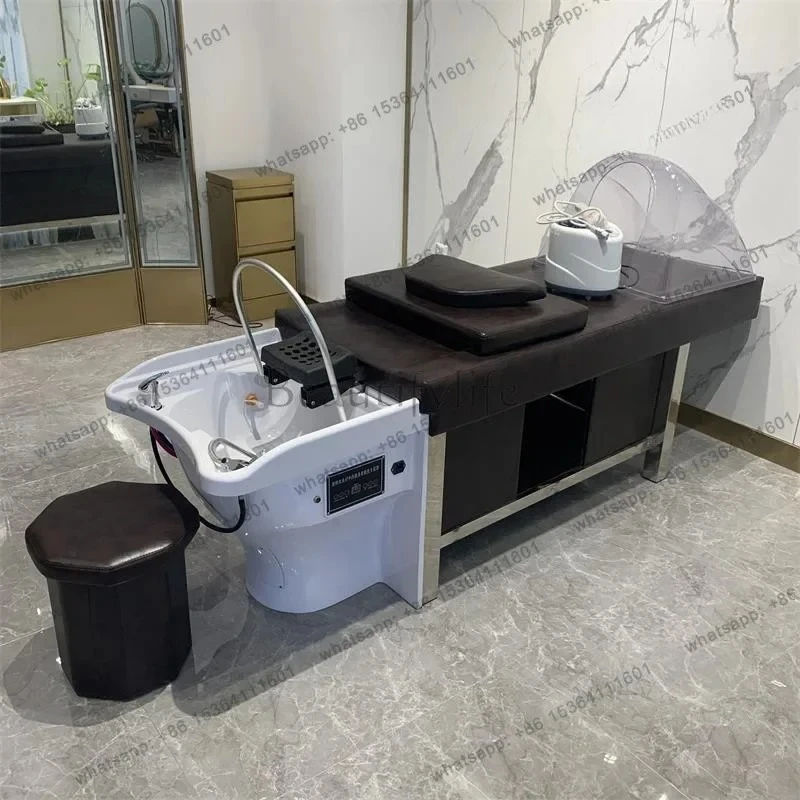 yj9 shop hair salon special lie-down traditional Chinese medicine fumigation water circulation Thai head therapy ear collection