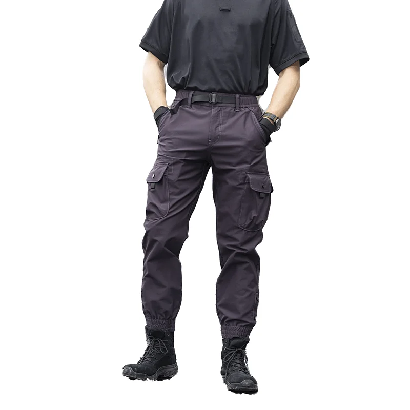 

Мужские модные рабочие брюки - тактические брюки с множеством карманов для активного отдыха, подходят для альпинизма, кемпинга и исследований