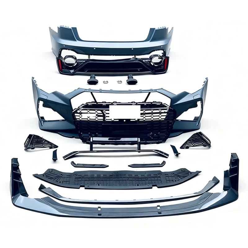 

Cc car Car Conversion Upgrade Facelift Body Kit Front Bumper with Lip Rear Bumper for A6 S6 C8 Upgrade to RS6 Style 2019-2024