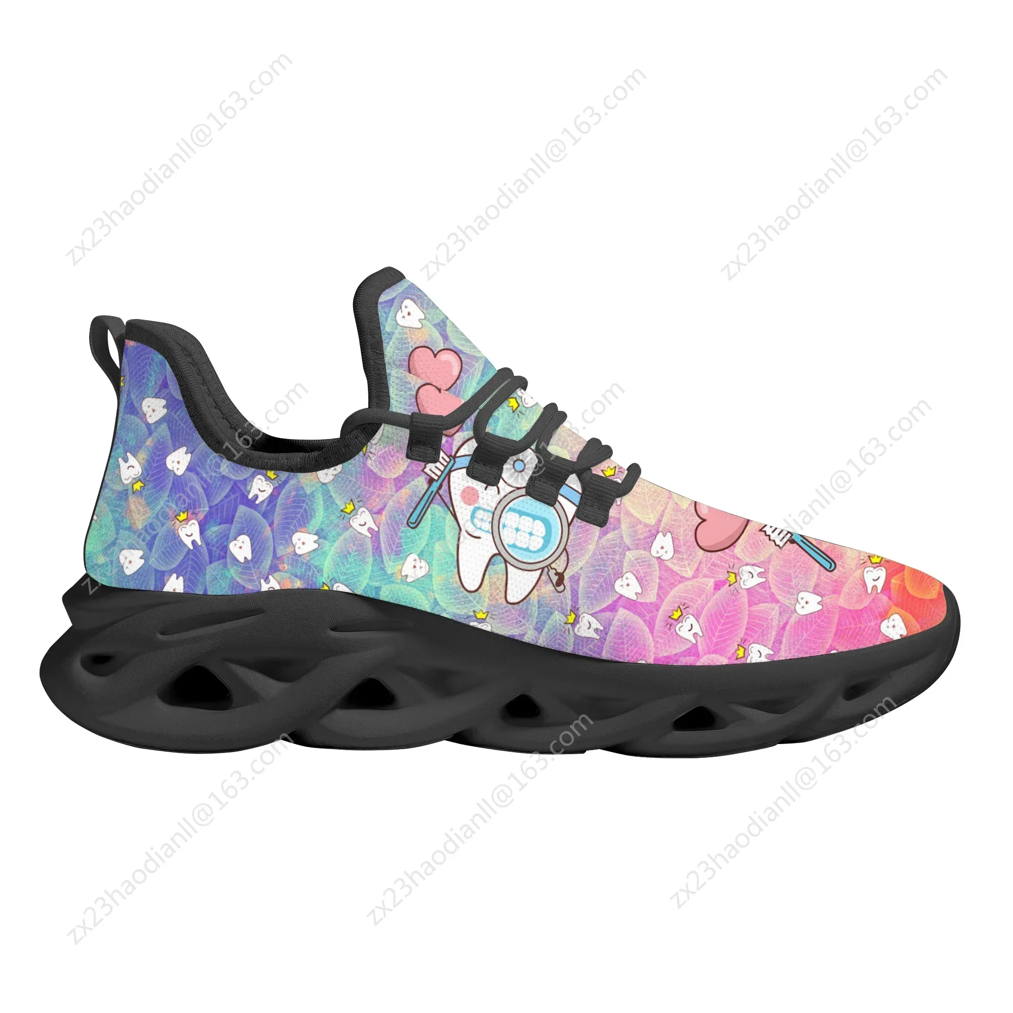 Cartoon Dental Doctor Brand Design Platform Shoes Comfortable Breathable Outdoor Jogging Shoes New Non-slip Fashion Sneakers