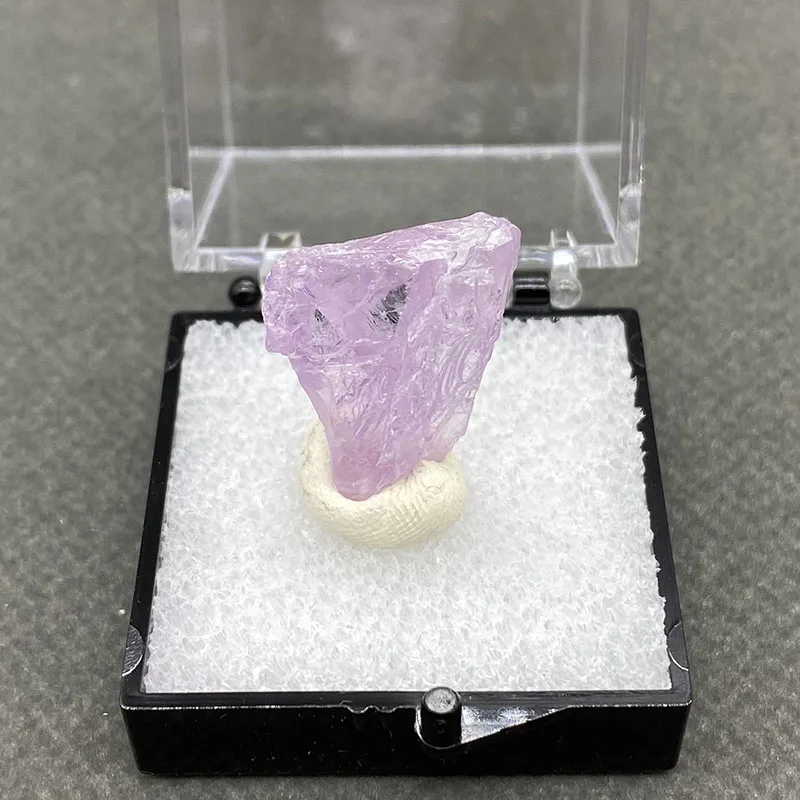 

100% natural Afghan pink Kunzite bead gem rough mineral specimen healing crystal +Box size：35*35*35mm