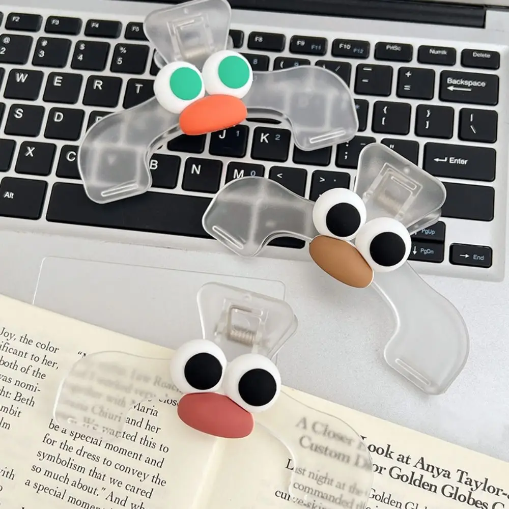 Reading Tool Transparent Page Marker Clip Pagination Mark Book Markers Piano Sheet Music Folder Multifunctional Convenient