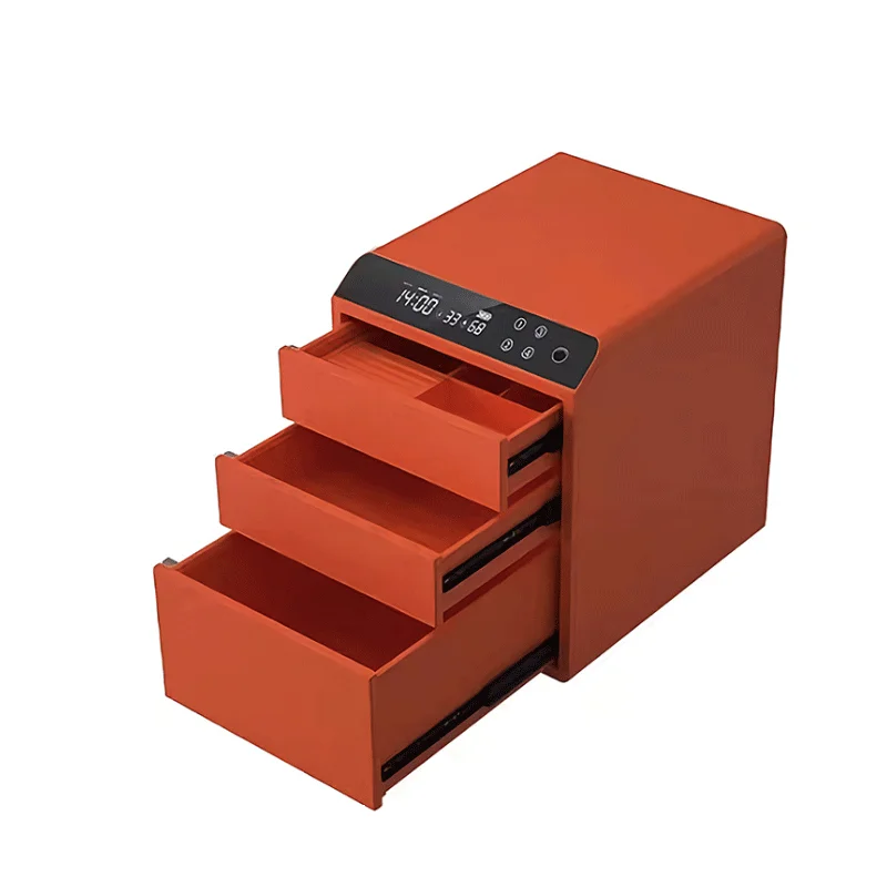 

Роскошный цельностальной Bluetooth-смарт-сейф с замком для ключей и ящиком с отпечатками пальцев для хранения в домашнем офисе