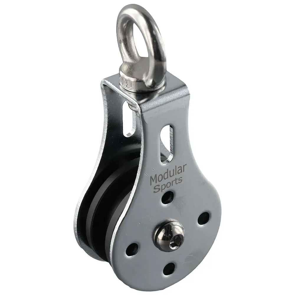 

Подъемный одиночный шкив из нержавеющей стали, серебряный шкив, колесные шкивы для веревочного оборудования для тренажерного зала