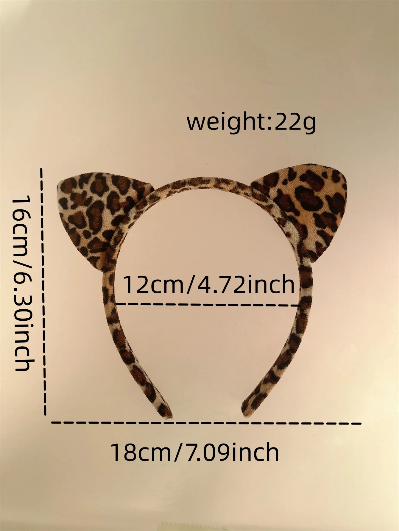 New leopard print cute cat ear hairband super cute sweet face wash hairpin cute headband headwear