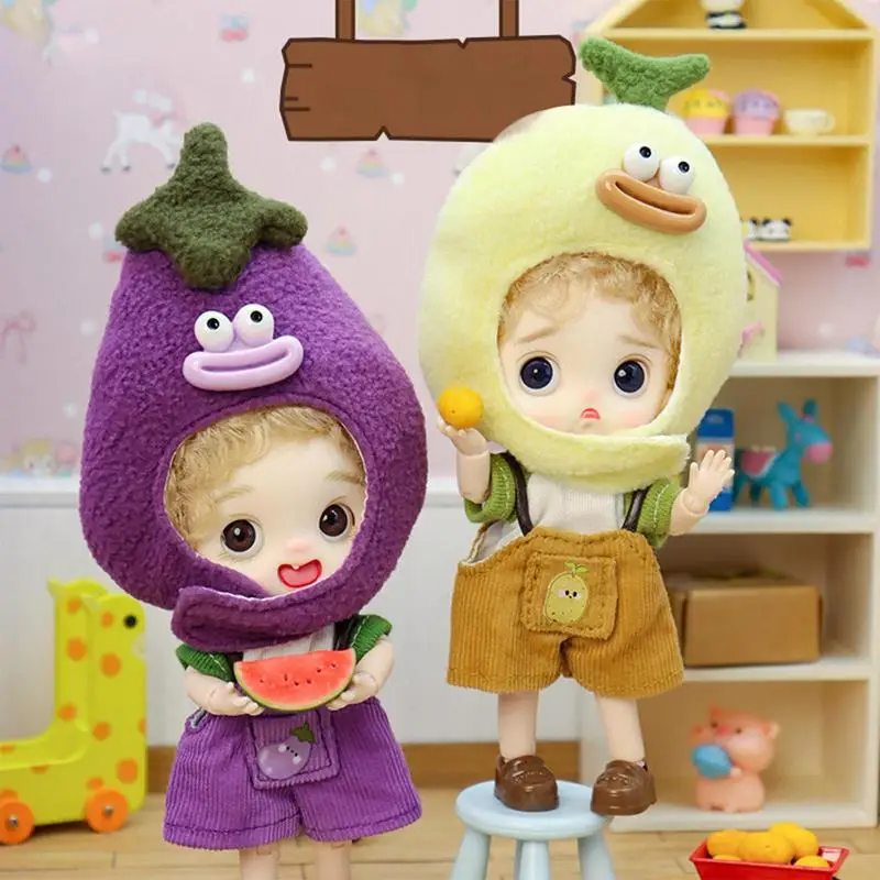 

Овощные фигурки, милые фигурки, Коллекционная игрушка с одеждой, настольная фигурка, изысканное миниатюрное овощное украшение, маленькое