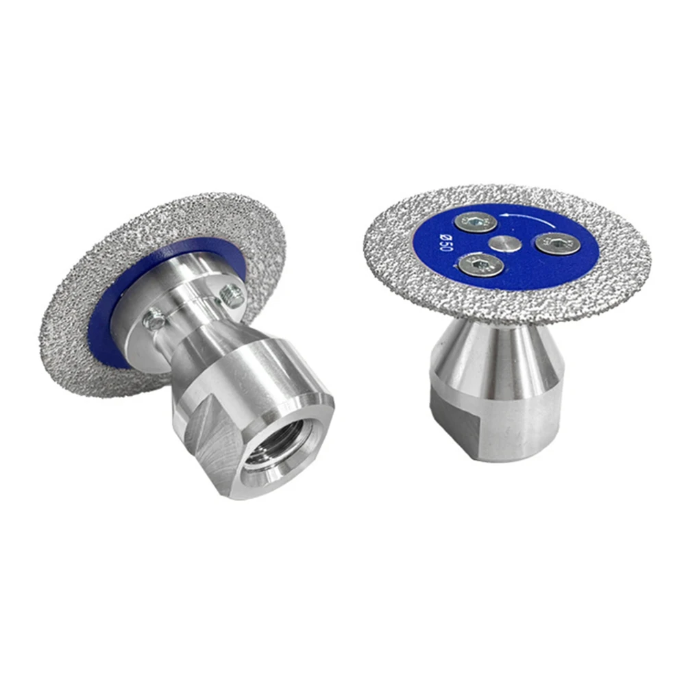 1 個 M14 フランジ研削ディスク用大理石真空ろう付けダイヤモンド彫刻鋸刃切断彫刻/大理石/コンクリート用