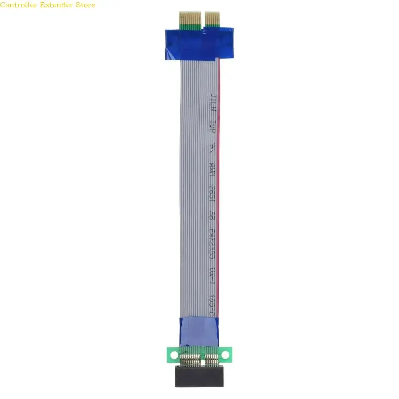 

PCI for Express 1X To 1X Riser Card Extender Converter Cable PCI-E PCIE Extension Ribbon Cable Male Female Adapter