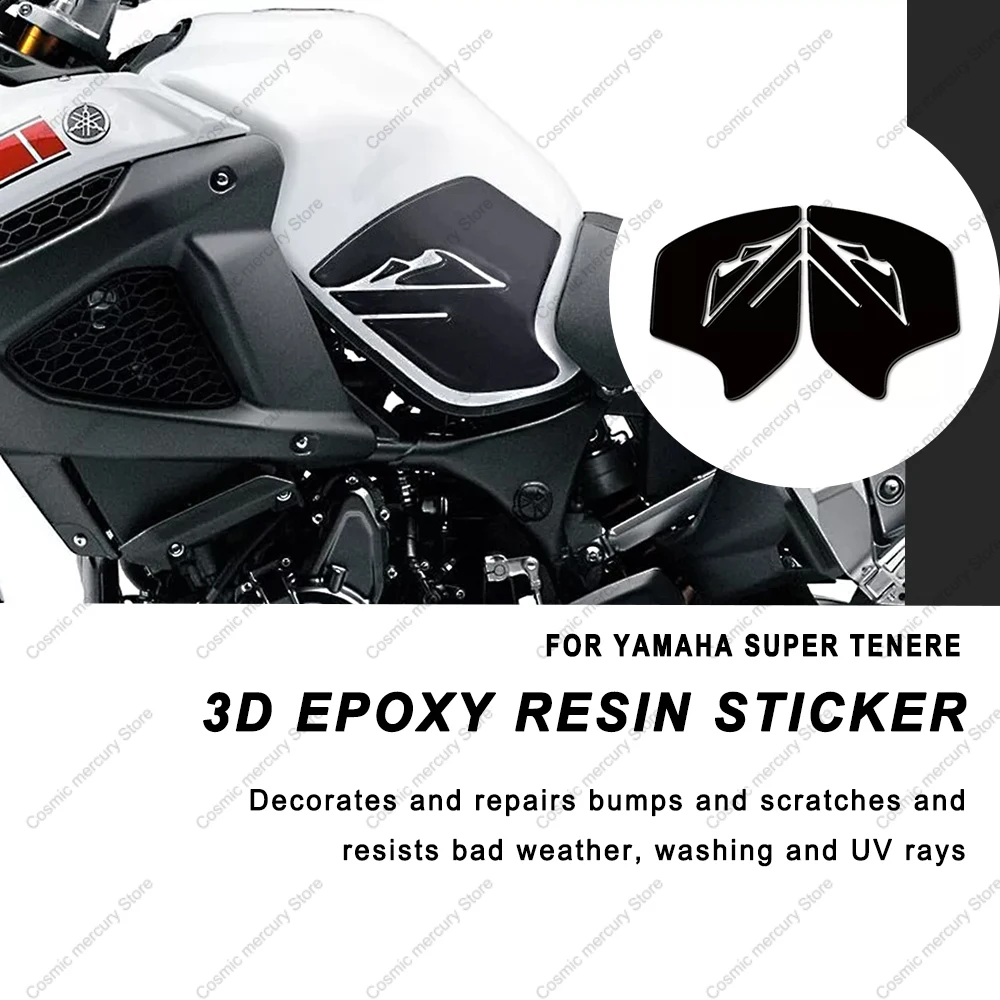 For YAMAHA SUPER TENERE 3D Epoxy Resin Protective Sticker Motorcycle Accessories Tank Pad Sticker