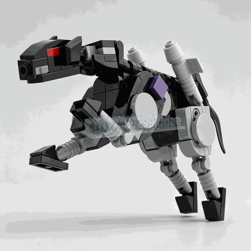 150PCS Mechanical Panther Robot Building Blocks Model Articulated Animal Figure DIY Assembly Toy Creative Display Birthday Gift