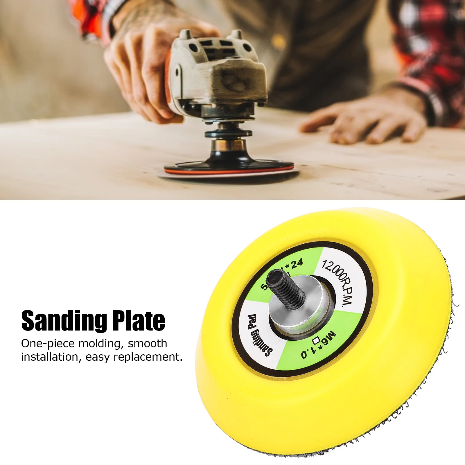 

75mm/3in Round Polishing Disc Sandpaper Sanding Buffing Grinding Disc Pad Accessories Polishing Disc Sanding Disc Sanding Plate