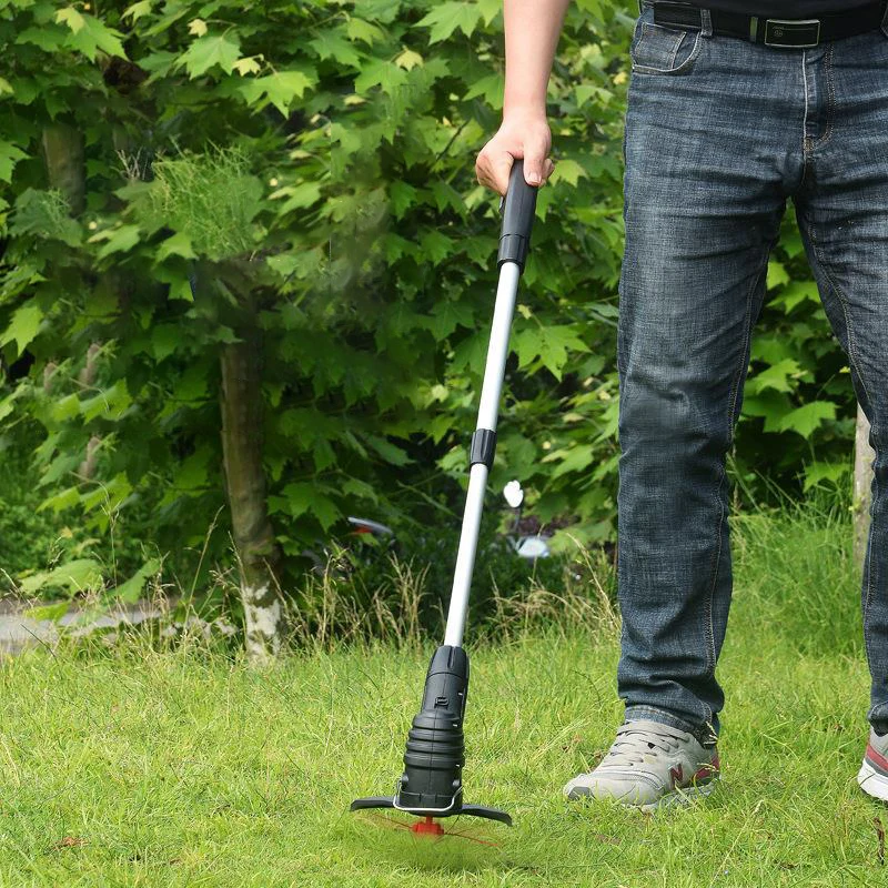 Electric Grass Trimmer Cordless Weed Eater Small Waterproof Grass Cutter Machine Electric Lawn Trimmer Garden Tools