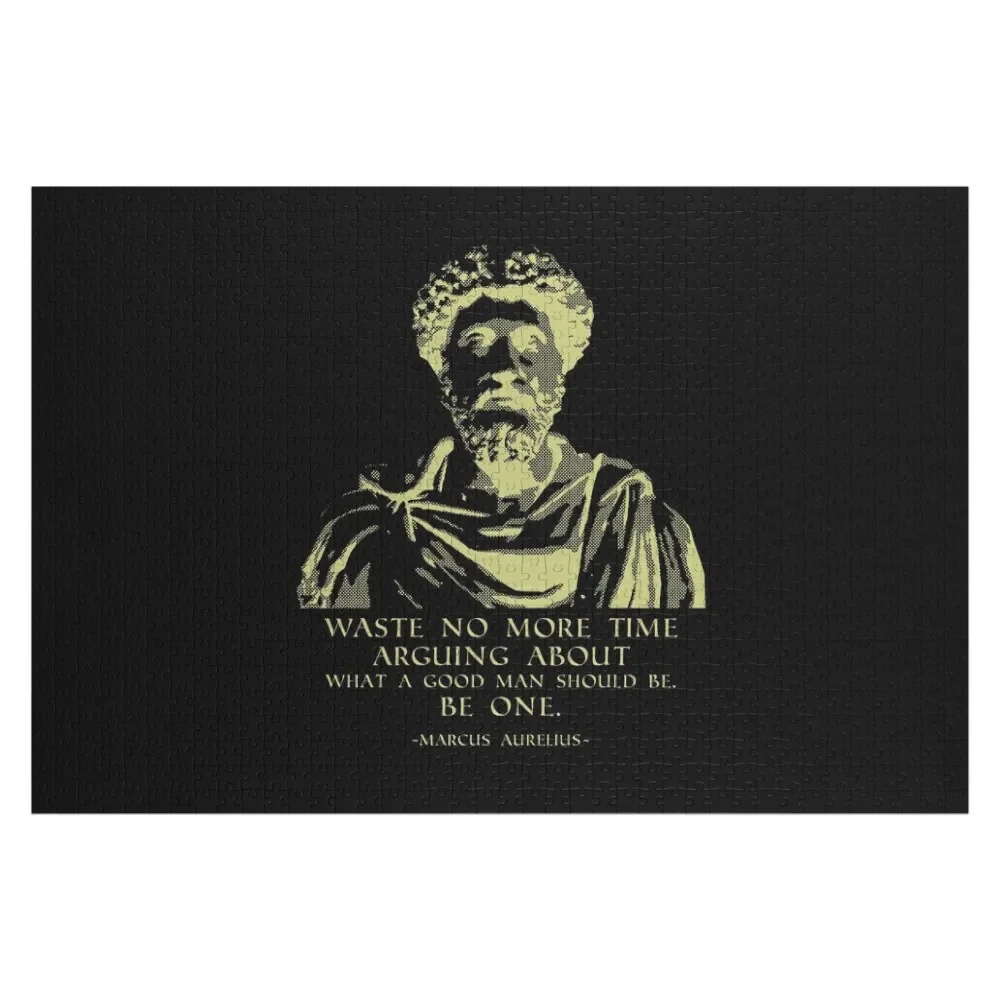 

Philosophy Quote Stoic Sayings Marcus Aurelius print Jigsaw Puzzle Personalised Name Personalized Child Gift Puzzle