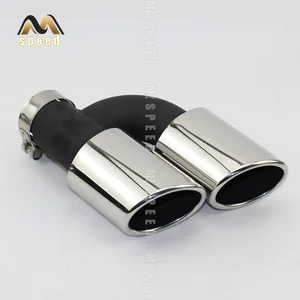 Schweigsedless -Stahl -Auspuffrohr, Bahnrohr, Spitzenklemme, geeignet für Audi A4, A5, A6, A7, S4, S5, S6, S7 geeignet 10 Hauptverkäufe besser Escape Audi - №10