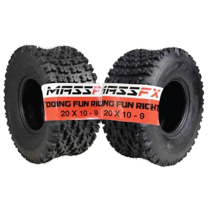 

Двухкомпонентная задняя шина 20x109 для внедорожных квадроциклов и спортивных квадроциклов, 6-слойная, с глубиной протектора 12 мм, 20x10x9 (2 шт.) I