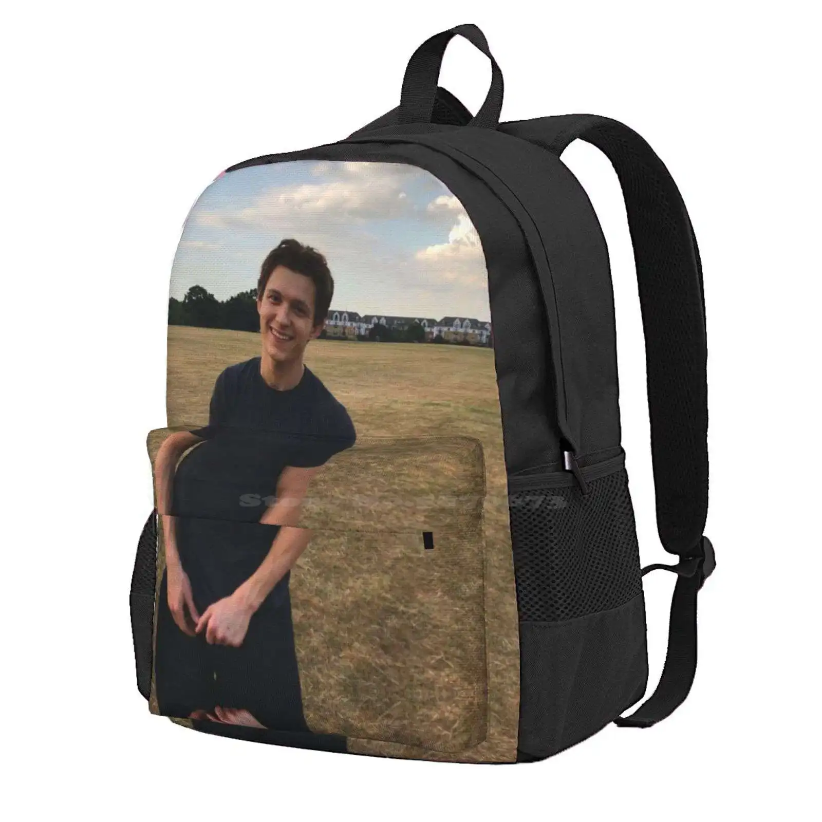 Tom Holland Hot Sale Schoolbag Backpack Fashion Bags Tom Holland Peter Parker Far From Home Homecoming