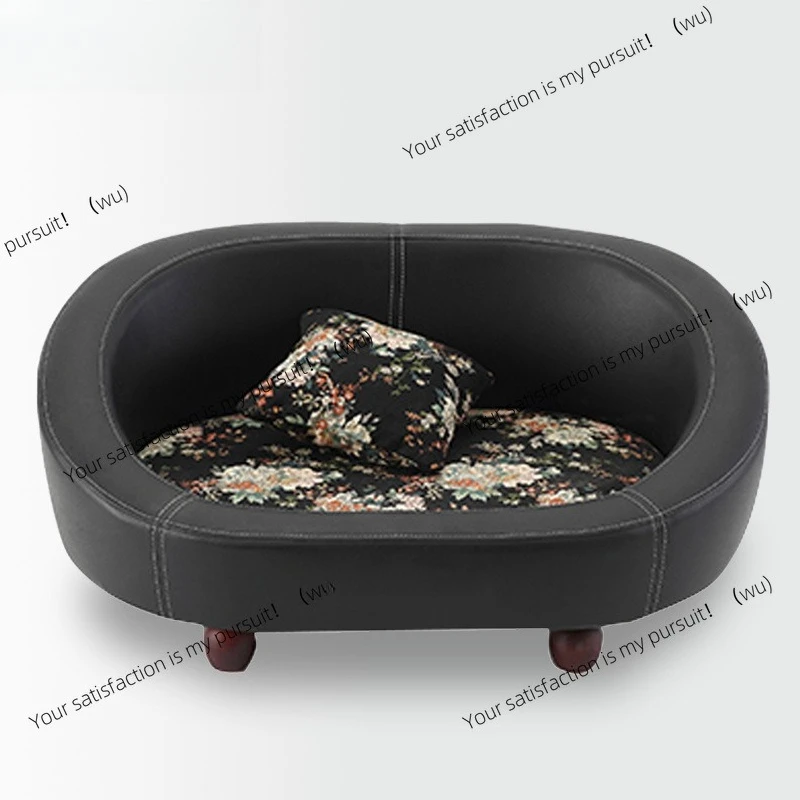 Dog Nest Creative Detachable Washable Teddy Large Dog Bed Dog House Wooden Pet Sofa Nest Cushion Supplies Universal