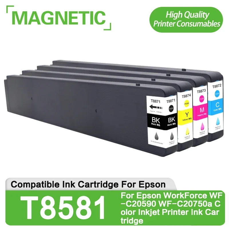 

T8871 T8872 T8873 T8874 Ink Cartridge Compatible For Epson WorkForce WF-C17590a WF-C17590c C17590 D4twf Color Inkjet Printer