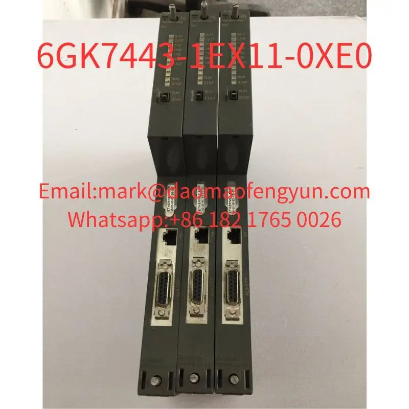 

6GK7443-1EX11-0XE0 Used Tested 100% OK, In Good Condition communications processor CP 443-1 for connection of SIMATIC S7-400