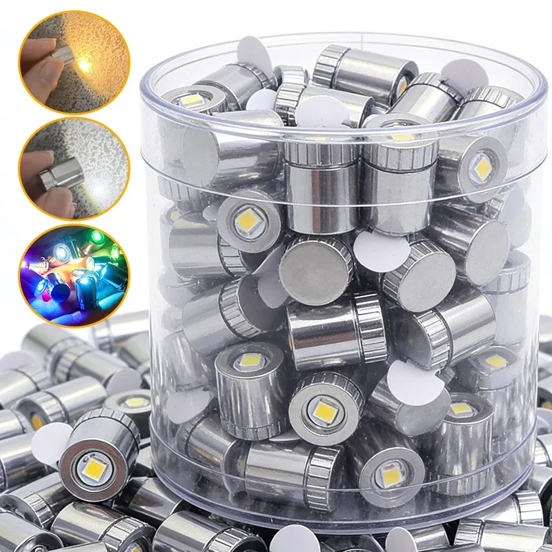 Luminous Tiny LED Light Bulbs Battery Operated Lantern Dollhouse Miniature Lamp Samll Spotlights for Displays Party Wedding Deco