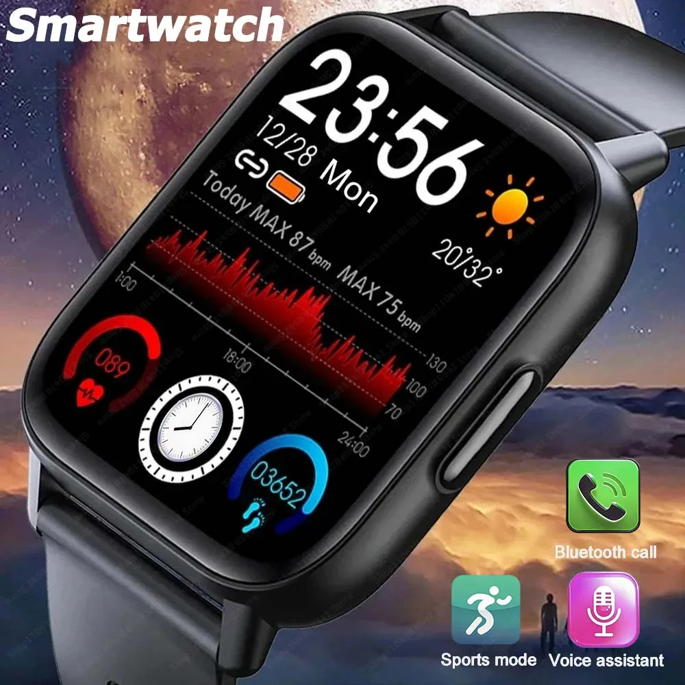 

2025 Plus Smartwatches HD Full Screen Bluetooth Call Health Tracker Men And Women Sports Custom Photo Fitness Smart Watches New