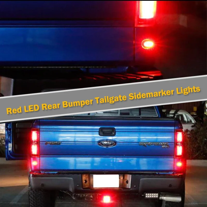 Voiture LED Avant Arrière Touristes Fender Side Marker Lumières Pour Ford F-150 Raptor 2010 2011 2012 2013 2014 Clignotant Parking Lumière