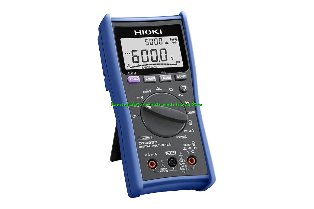 HIOKI DT4253  DIGITAL MULTIMETER 6,000 count display Low-pass filter function AC/DC1000 V,With mA DC, temperature