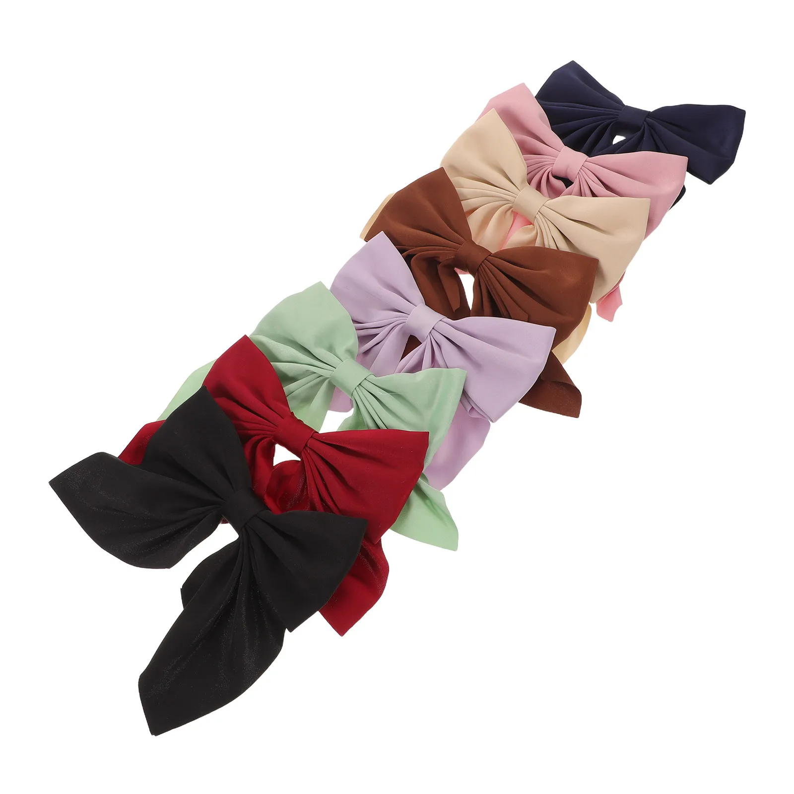 

8Pcs Hair Bow Clips Japanese Style Duckbill Bowknot Hair Accessories for Women Office Casual Party Hairdecor