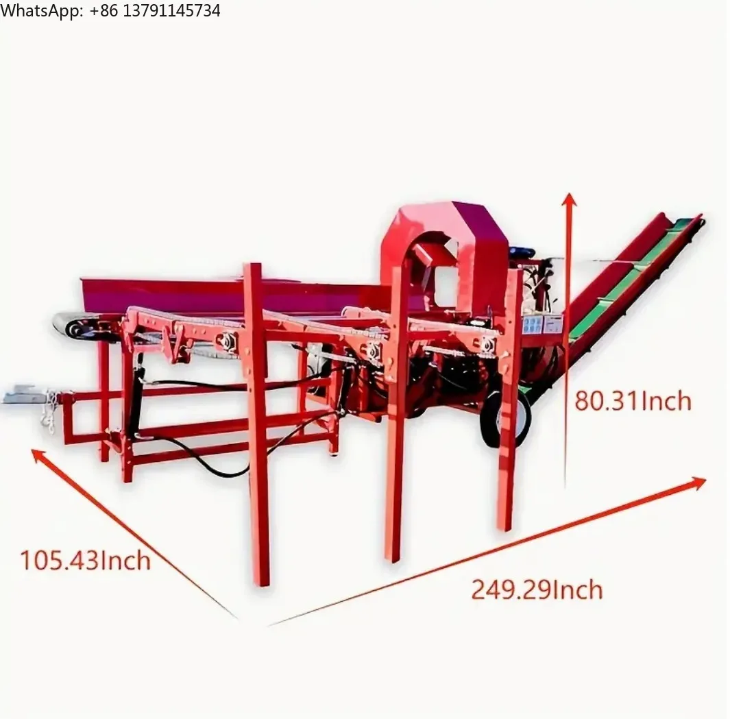 High power firewood processor 45 ton multi-function hydraulic logv splitter 20HP