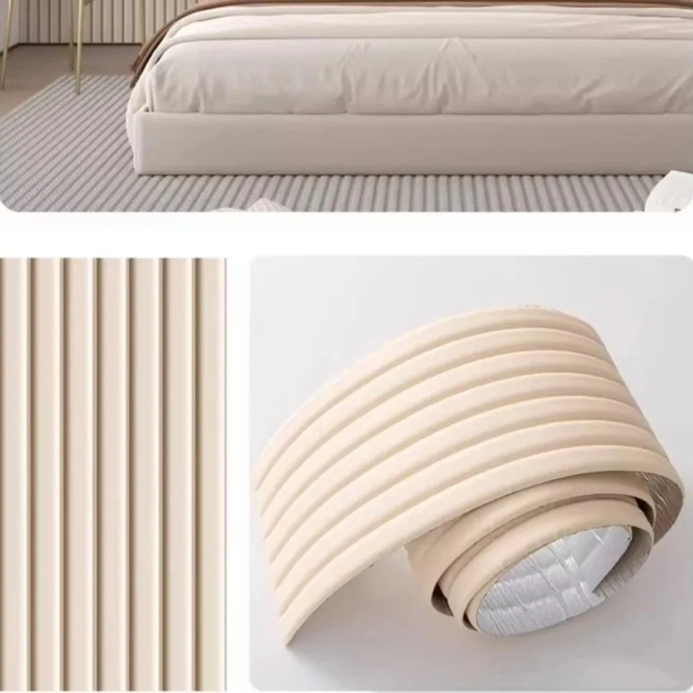 Leather Soft Bag Wall Sticker Large Size Anti-collision 3D Sticker Peel and Stick Widened Wall Panels Wallpaper