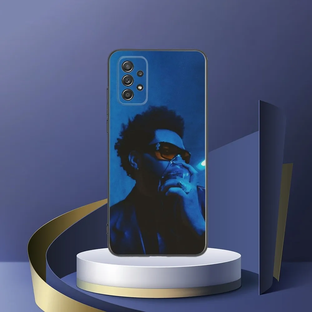 Rapper The W-Weeknd Phone Case For Samsung S24,S23,S22,S21,S20,S10,S10E,S9 Plus FE Note 20 Ultra 10,9 Plus Black