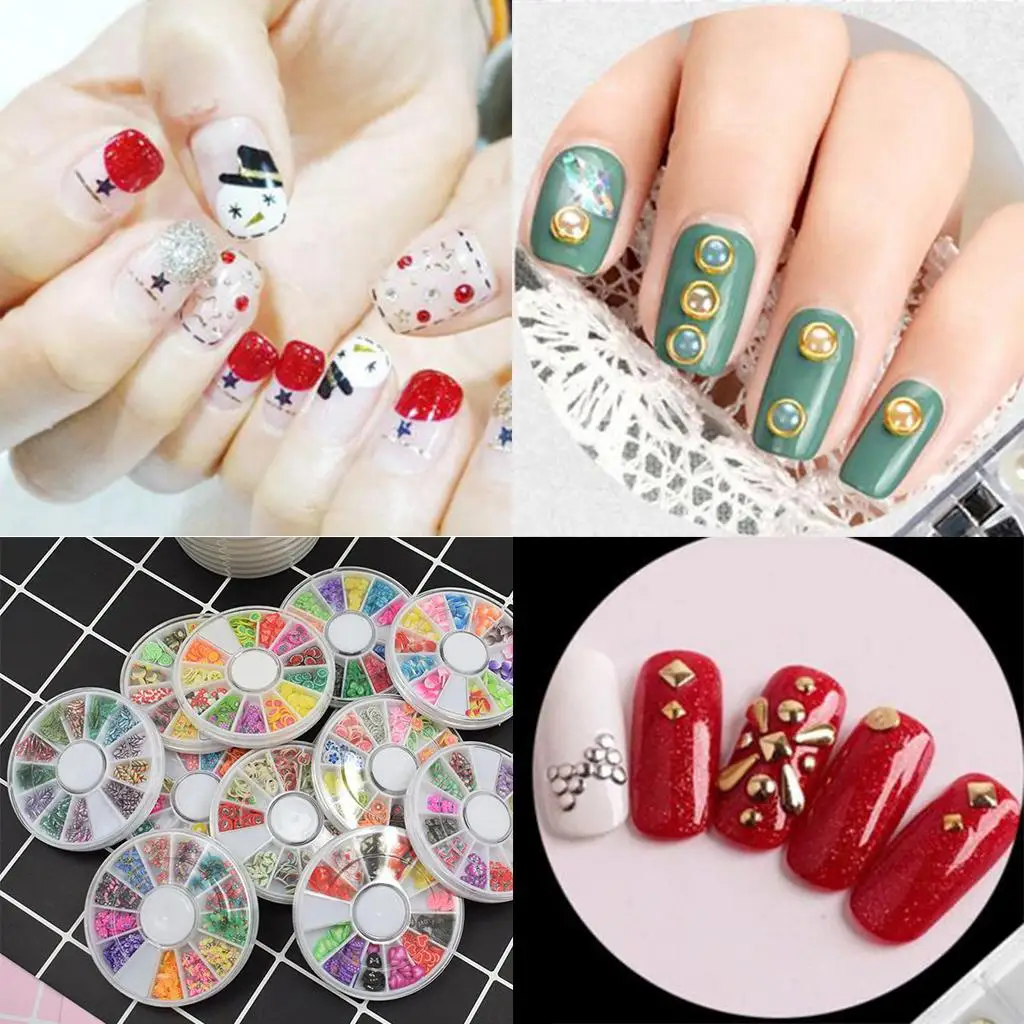 Acrylic Half Pearl Beads Flatback Nail Art Embellishments Manicure Accessories for DIY Nails and Crafts