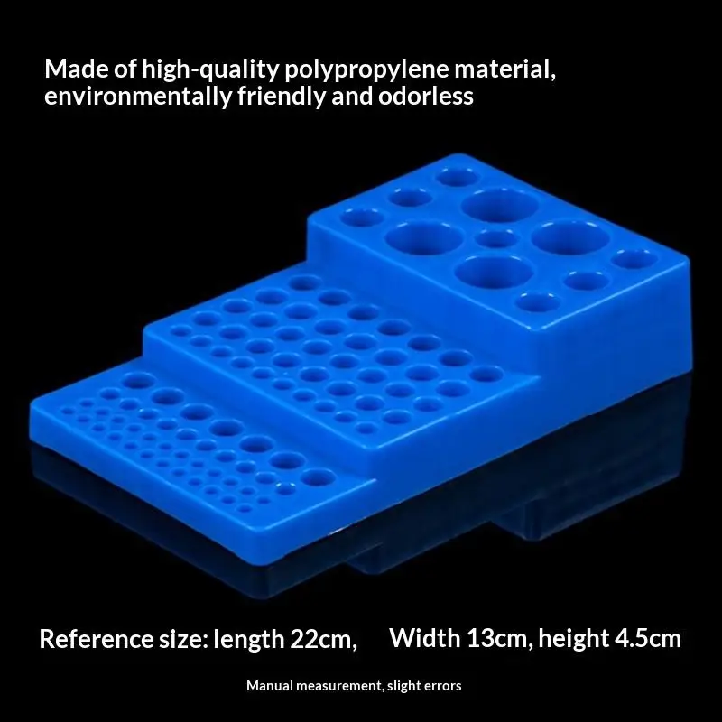 * Hot Sale Multifunctional Centrifuge Tube Rack 0.2/0.5/1.5/2/5/10/15/50ml Stepped Test Tube Laboratory Supplies