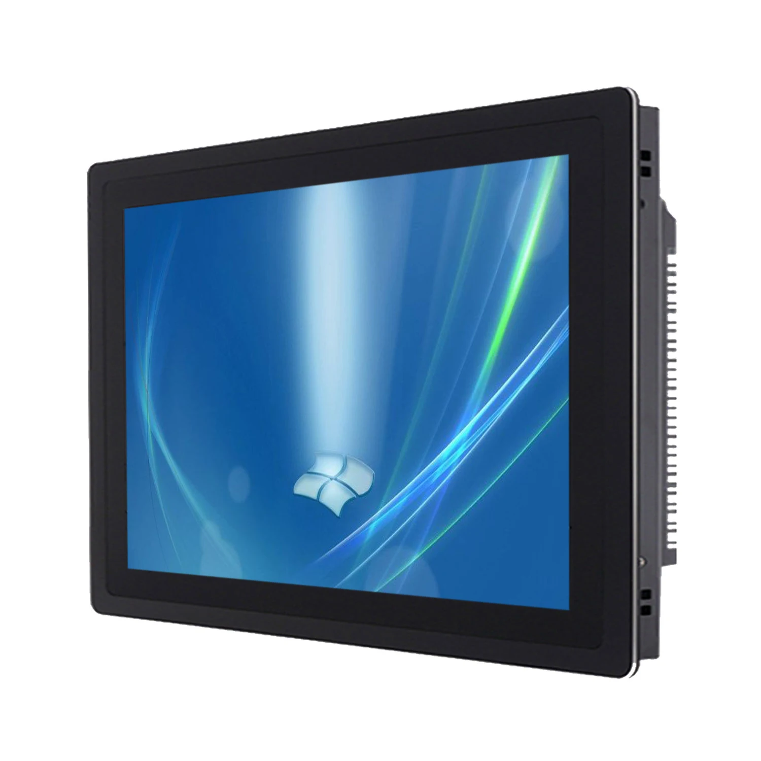 Przemysłowy tablet PC 17 19 21,5 cala, komputer panelowy typu all-in-one z pojemnościowym ekranem dotykowym, wbudowanym WiFi, RS232 COM, Win10 Pro