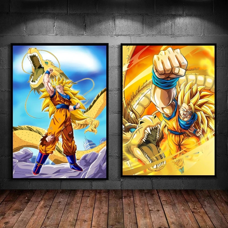 

Classic poster Dragon Ball Kakarot Decor Gifts Cartoon Character Picture Wall Decoration Room Home Comics Pictures Classic Retro