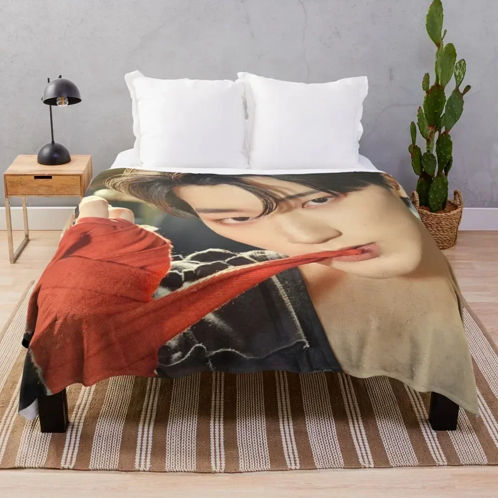 

Ateez San Throw Blanket Fade Resistant Durable Throw Blanket