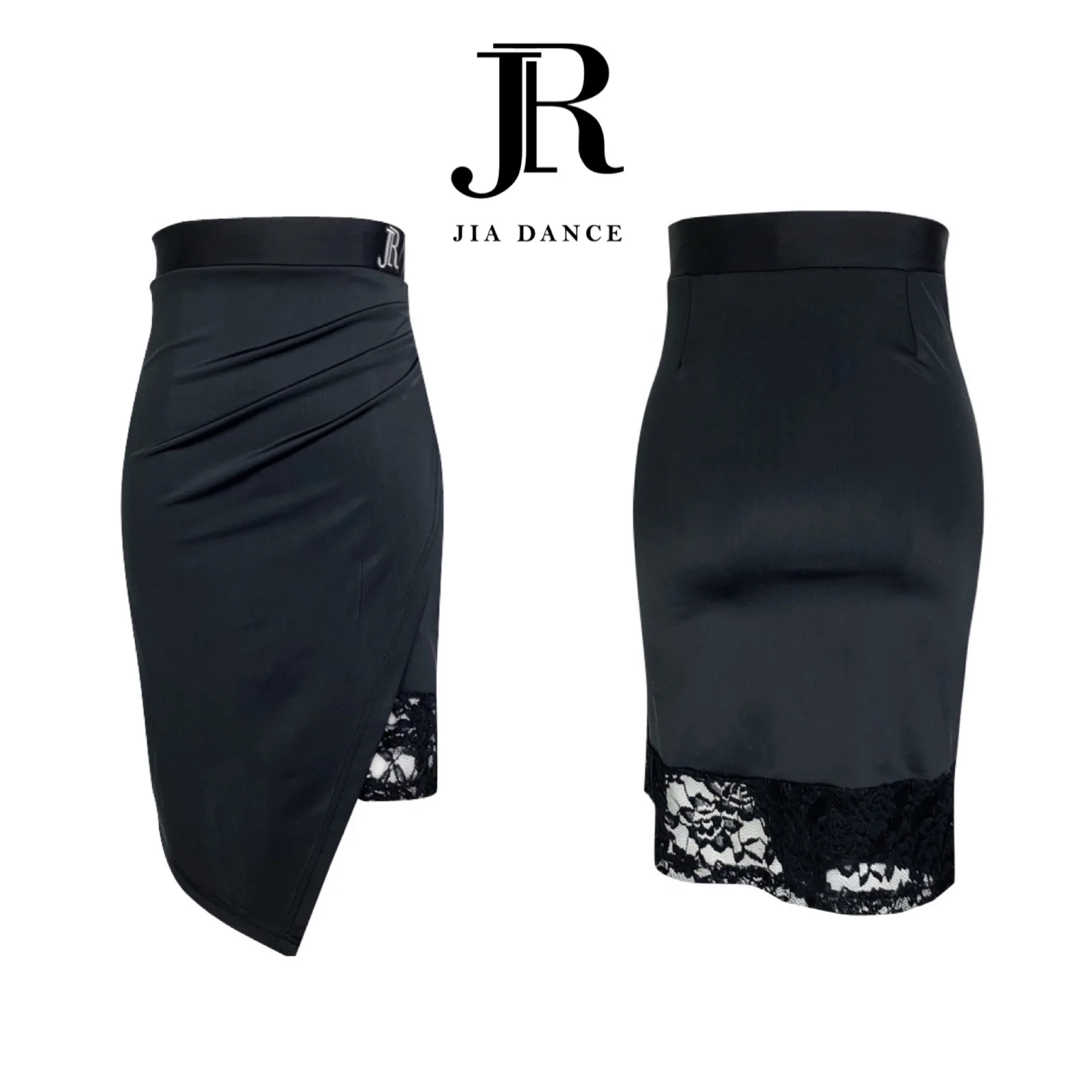 JIA.DANCE ลาตินเต้นรำใหม่ผู้หญิงเทอร์ลูกไม้กระโปรงกระชับสัดส่วนยืนเต้นรำกระโปรง R69 กีฬาฟิตเนสแฟนสินค้า