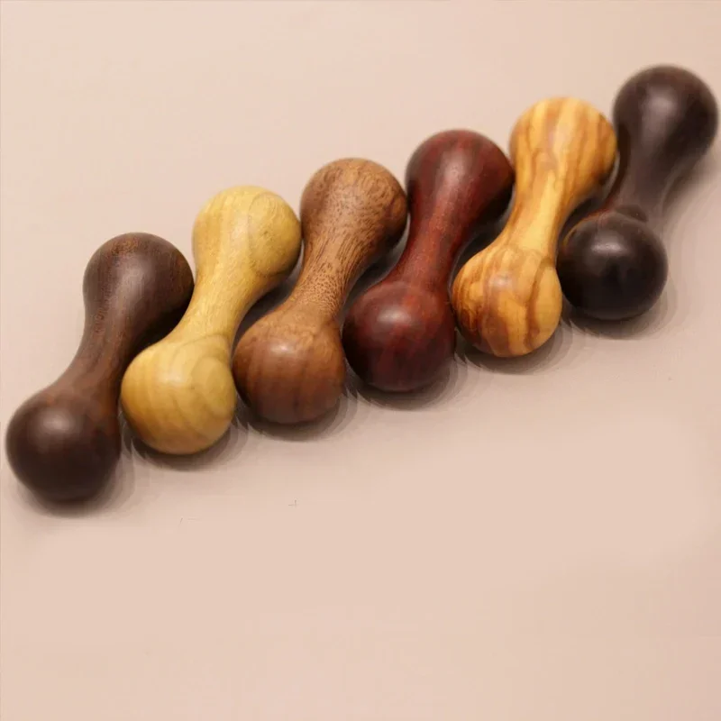 Decompression Fingertip Dumbbell Toy Solid Wood Small Bone Decompression Outdoor EDC Toys