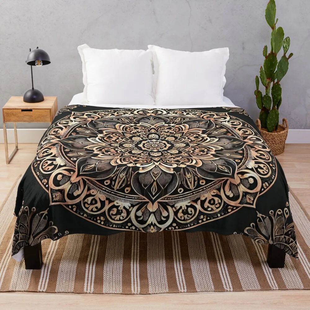 

Add elegance and peace to your bedroom with our Mandala bedding Throw Blanket Retros Extra Large Throw Blankets