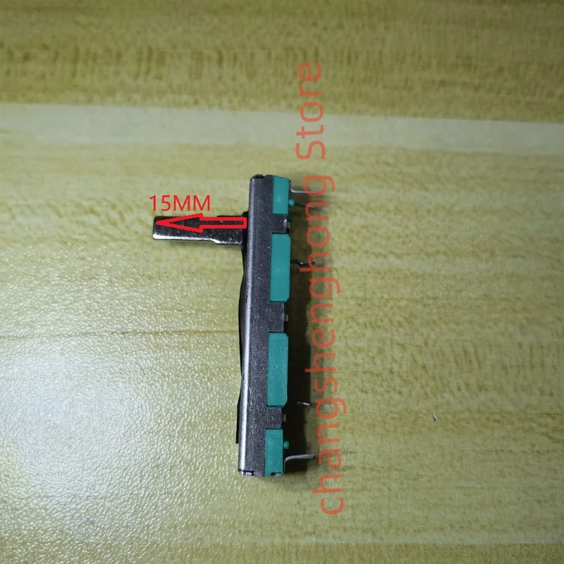 1pcs 45MM SC3080GH 4.5 cm straight slider fader dual potentiometer 10K 20K 50K 100K  Handle length 15MMC