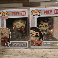 Prey Feral Predator Funko Pop! Genuine Action doll model FERAL PREDATOR NARU noctilucent 1909 1910 Vinyl Sculpture Dolls Gift