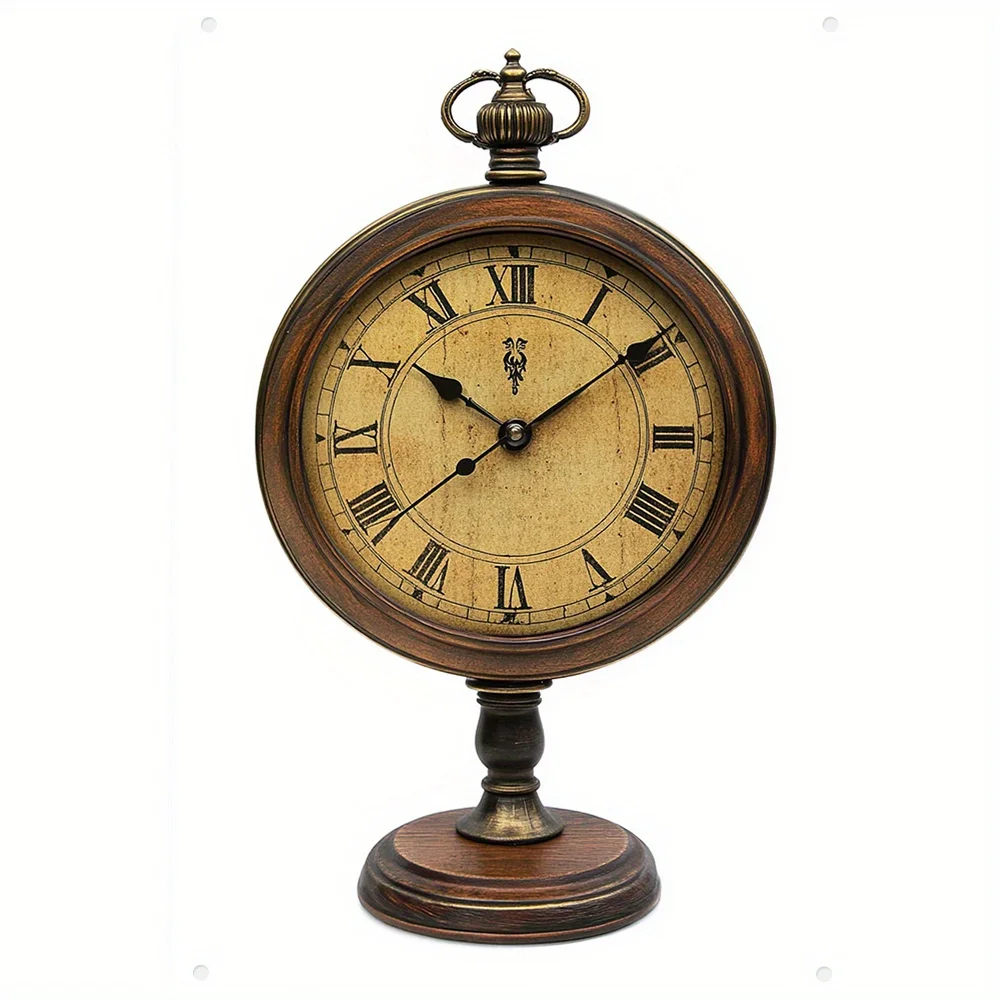 

2D Flat, 2D Flat Room Decor One Piece Watch Metal Wall Sign Decoration Enhances The Vintage Appeal of Any Space. It's an