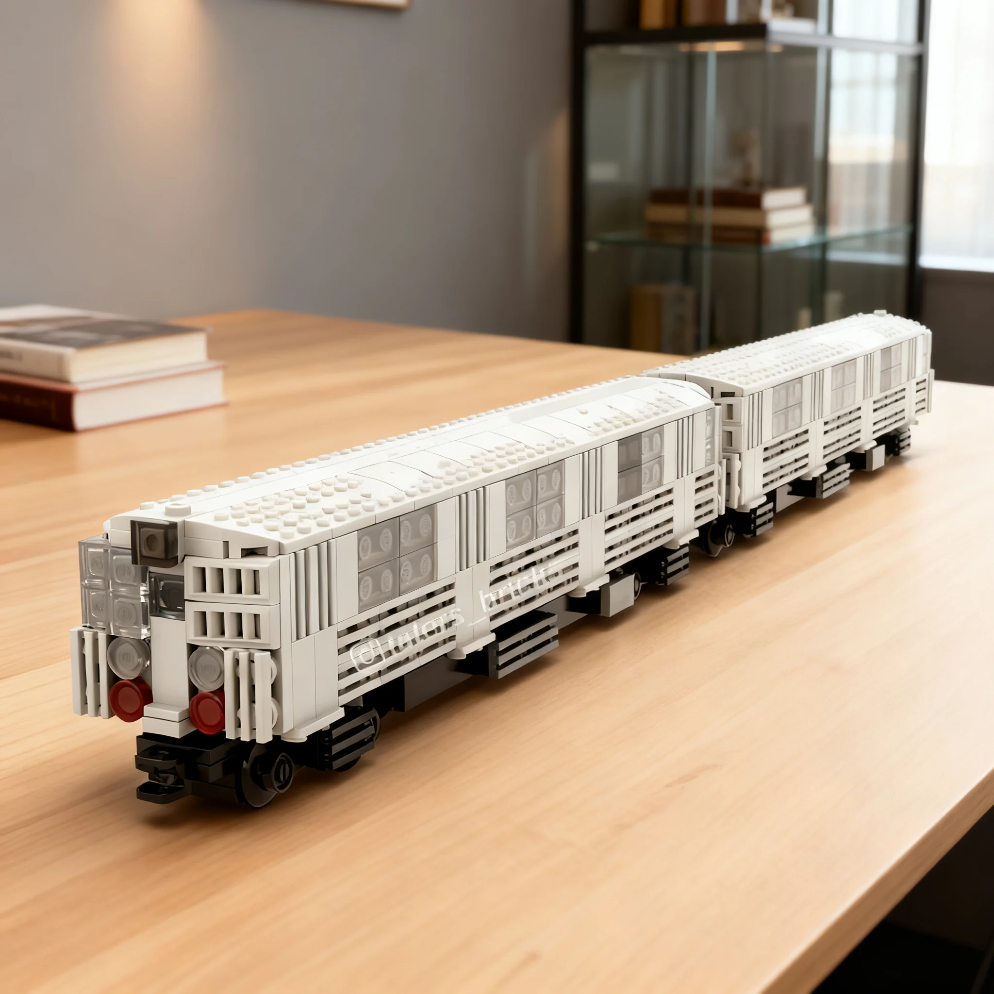 818 stks MOC Trein NYC R32 Met - Art Craft Nyc recensie en prijs
