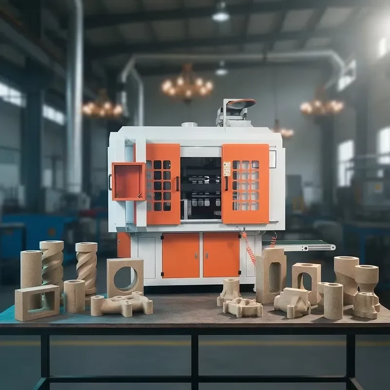 Automatic Precision Brass Faucet Foundry Sand Core Machine Energy Efficient Copper Casting Moulding Equipment Supplier