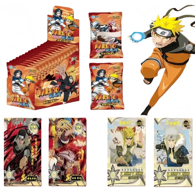 

KAYOU Naruto Аниме Коллекционные карты Reversal Chapter Konoha's Ninja Road Узумаки Наруто Саске Хьюга Хината Голографическая игрушкаПодарок