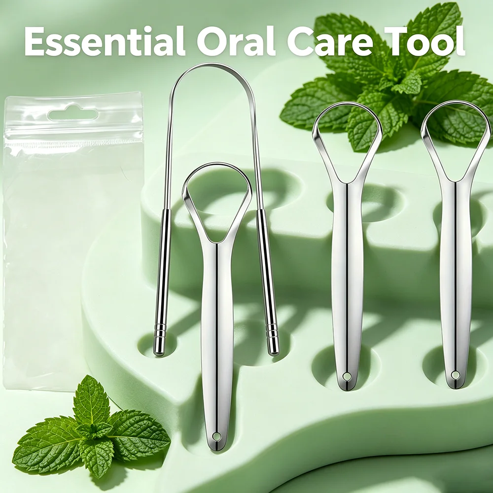 Reliable Oral Care Scraper with a Sturdy Build, Easy to Hold and Operate for Thorough Tongue Cleaning Every Single Day at Home
