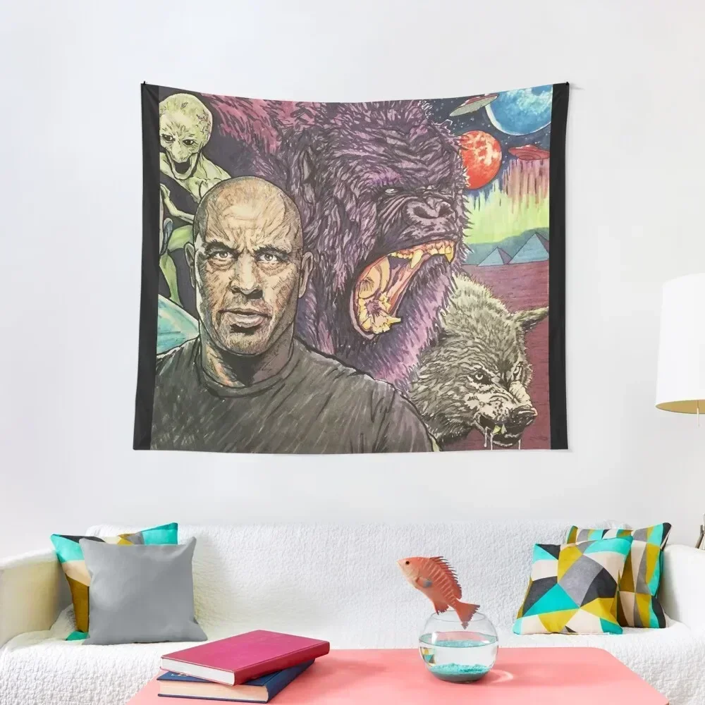 

Joe Rogan Art Tapestry Outdoor Decor House Decoration Room Decoration Aesthetic Aesthetic Room Decors Tapestry