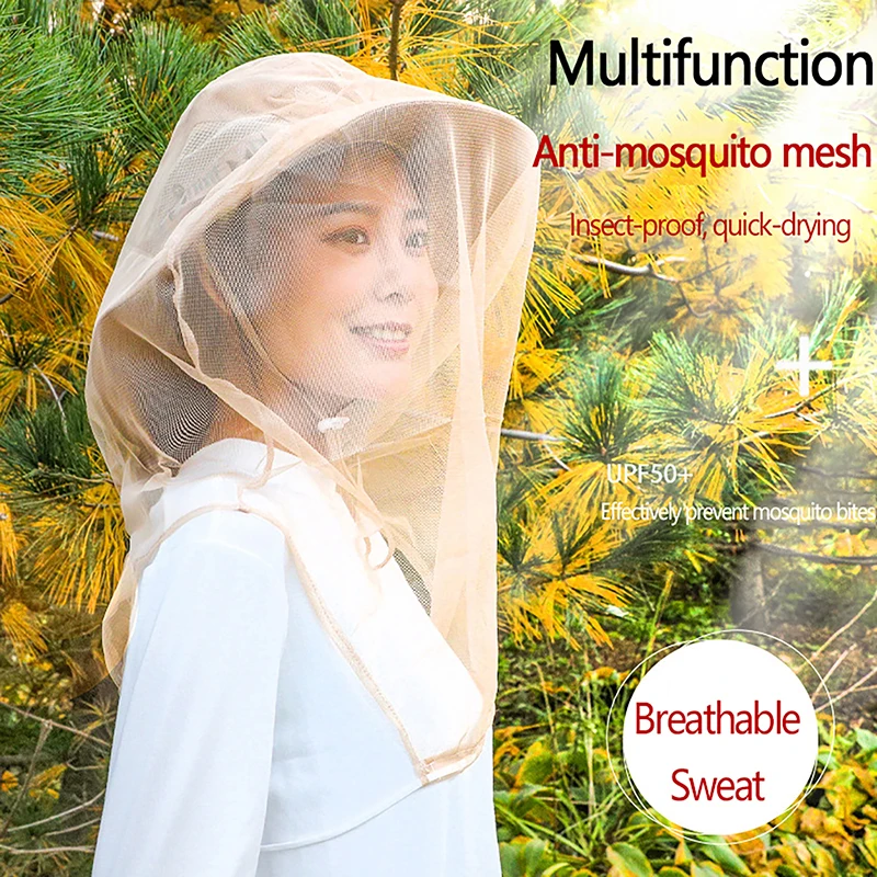 Mask Anti Mosquito Fishing Cap Outdoor Fishing Hatt Hat Insect Mesh Insect Bee Net Hat Mosquito Net