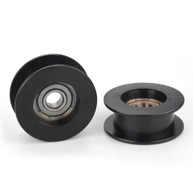 H scanalatura 608zz cuscinetto cinghia guida ruota avvolta in plastica ruota di sospensione a rulli pom puleggia di rotolamento 8x40x16.5mm