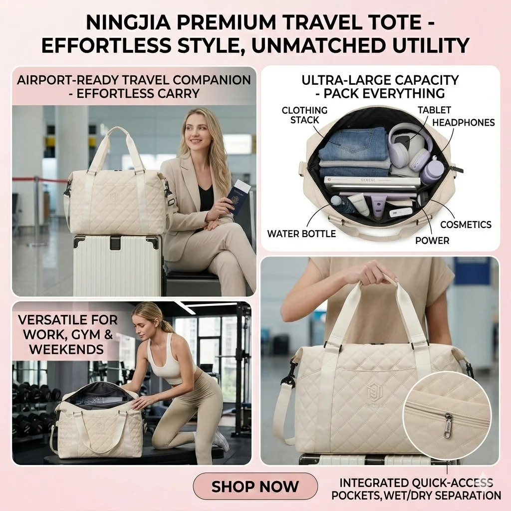 Large Capacity Outdoor Waterproof Travel Bag Luggage Handbag Women Shoulder Bag Oxford Men Sports Gym Bag Female Crossbody Bags
